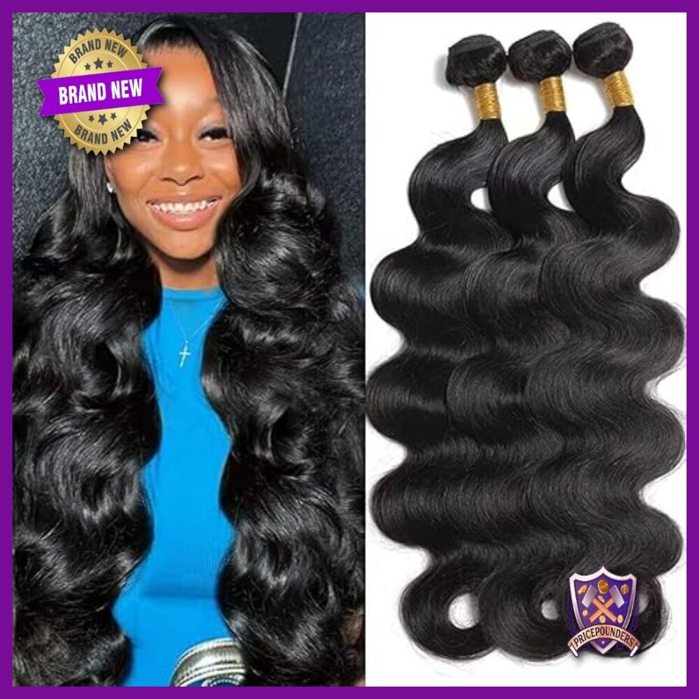 22 Inch Body Wave Human Hair Extensions 3 Bundles Brazilian Virgin